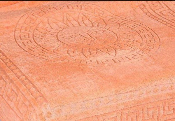 Покрывало евро "Versace" махра рваная