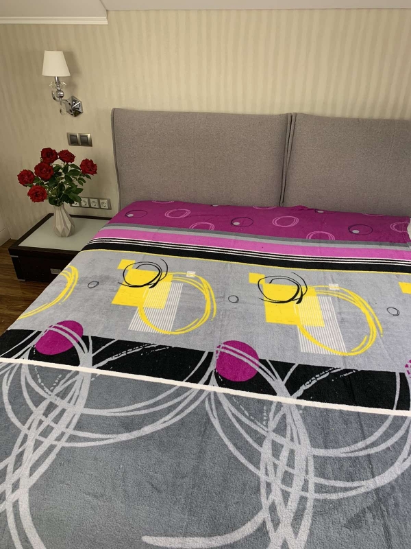 Плед двуспальный легкий микрофибра