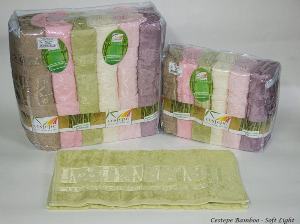 Полотенце махровое 50х90 "Cestepe" Bamboo Soft Light
