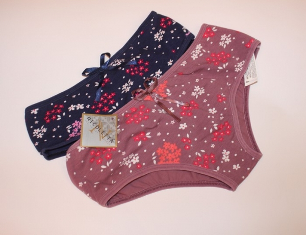 Трусы-шорты женские "Nicoletta", р. М, L, XL, коттон.
