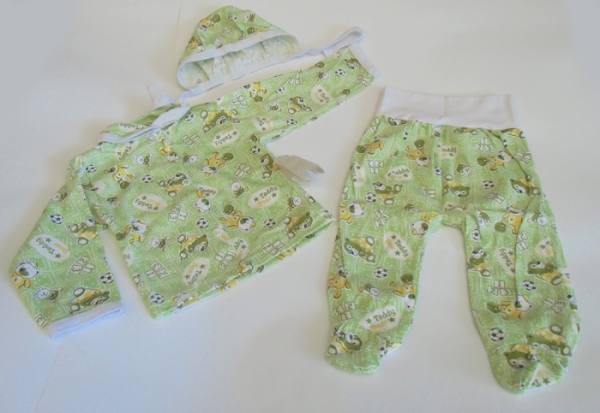комплект для новорожденного р.62-80, хлопок. украина. арт.1092 купить Барабашово оптом