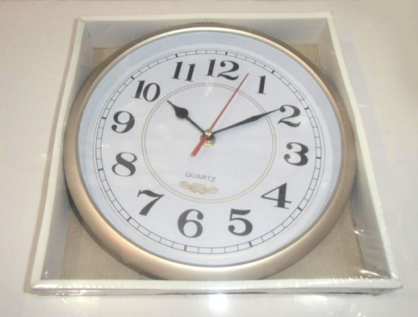 Часы настенные "Quartz" мод.6033 (230х230 мм). арт.1021
