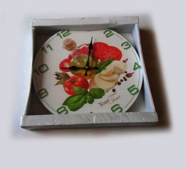Часы-картина настенные "Your Time" для кухни (280х280 мм). арт.1193