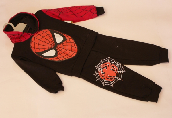 костюм «спайдермэн» для мальчика р.28-32, двухнитка. украина. арт.1040 купить Барабашово оптом