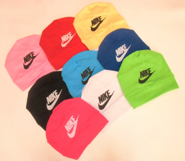 шапка детская «nike» на 1-7 лет, интерлок купить Барабашово оптом