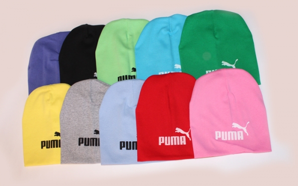 шапка детская «puma» на 1-7 лет, интерлок купить Барабашово оптом