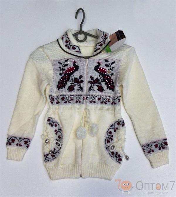 кофта для девочки р.122, 128, 134, 140 арт.1417 купить Барабашово оптом