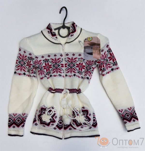кофта для девочки р.122, 128, 134, 140 арт.1418 купить Барабашово оптом