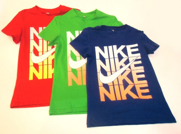 футболка детская «nike» для мальчика р.116-156, кулир. турция. арт.1082 купить Барабашово оптом