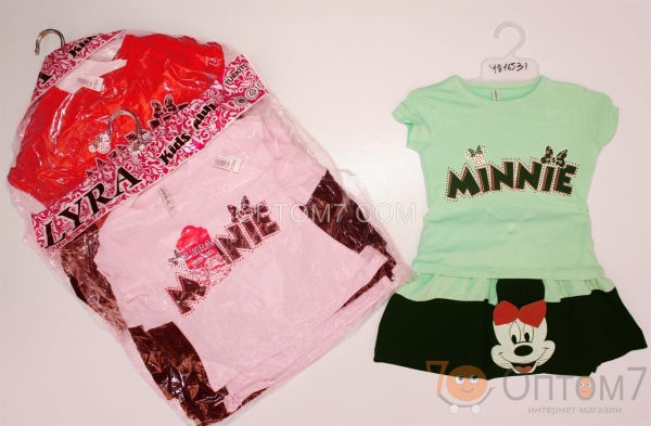 детский комплект для девочек на 1-4 года minnie арт.1320 купить Барабашово оптом