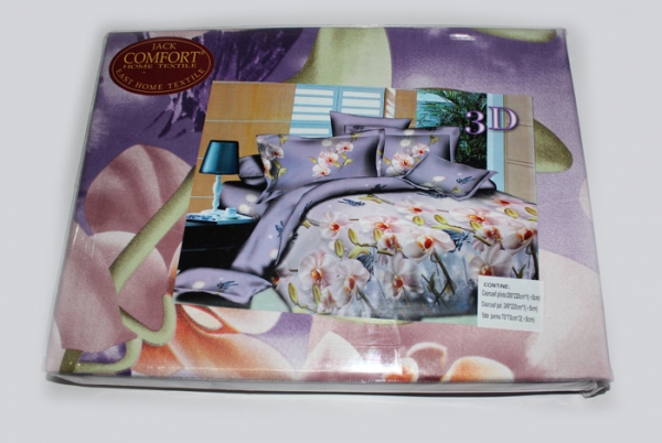 Постельный комплект полуторный "Comfort 3D" микросатин