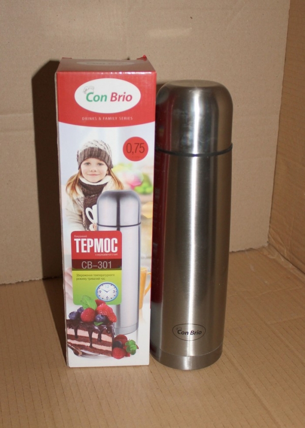 Термос 750мл Con Brio (CB301)