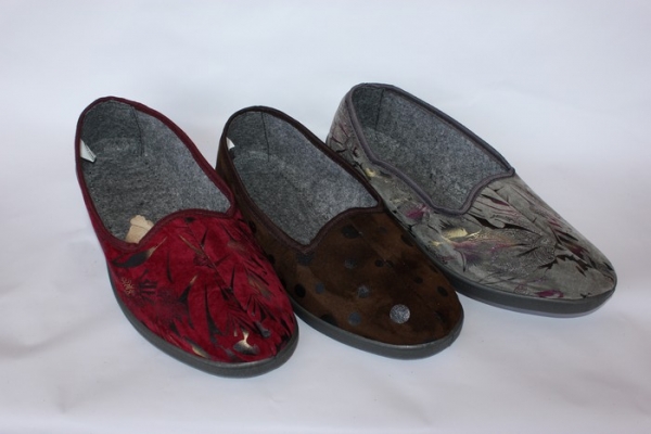 Тапки женские "Велюр" Каховка, ростовка: 36-41