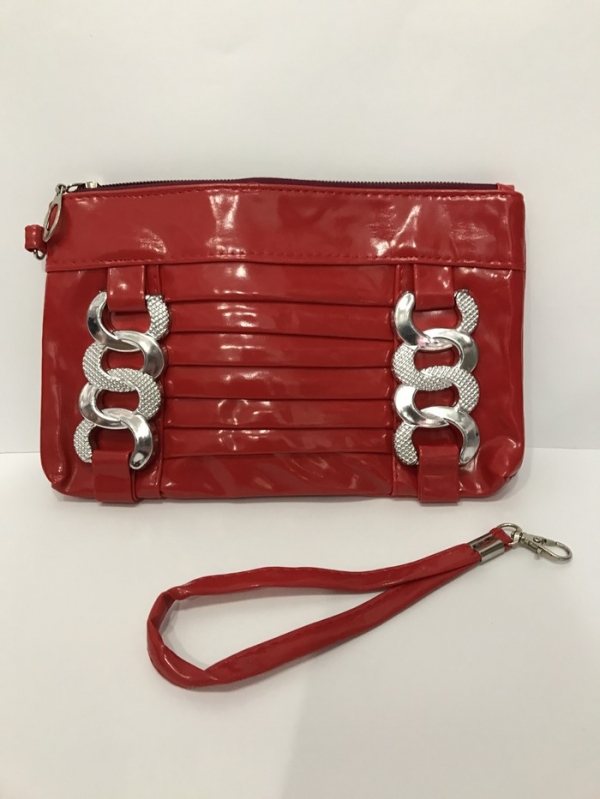 Косметичка женская 2х14x0,5см, лак, молния, модель 673