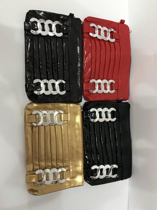Косметичка женская 2х14x0,5см, лак, молния, модель 673