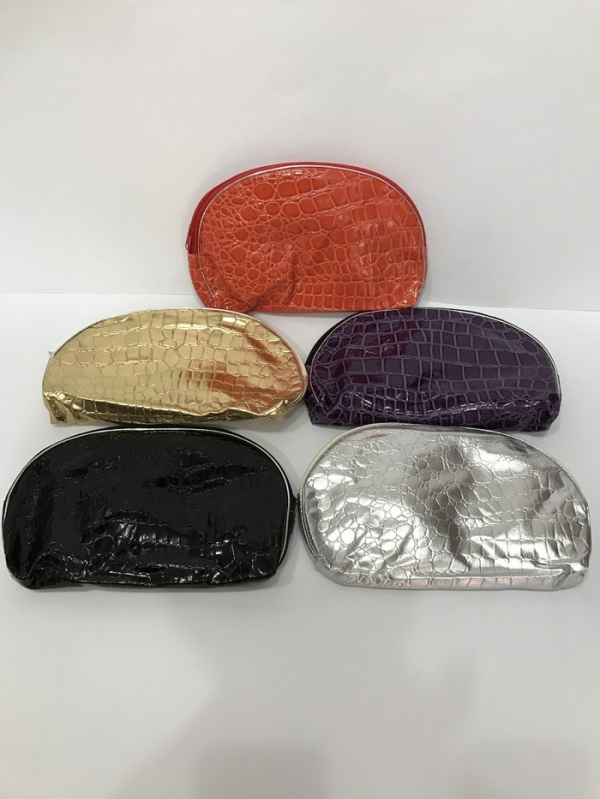Косметичка  женская 5 в 1, 22х13x3см, лак, молния, модель 678
