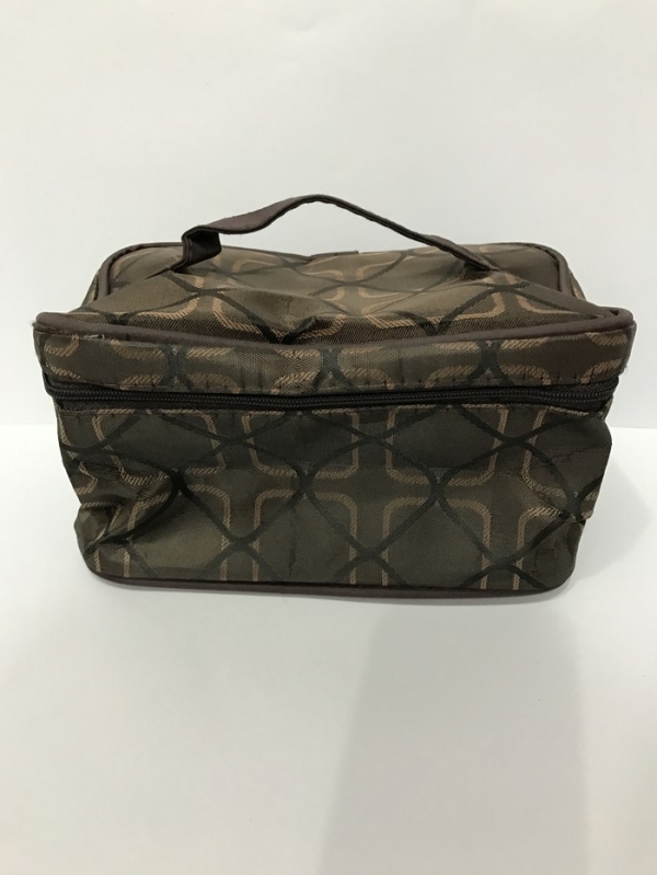Косметичка женская 20х12x9см, текстиль, молния, модель 680