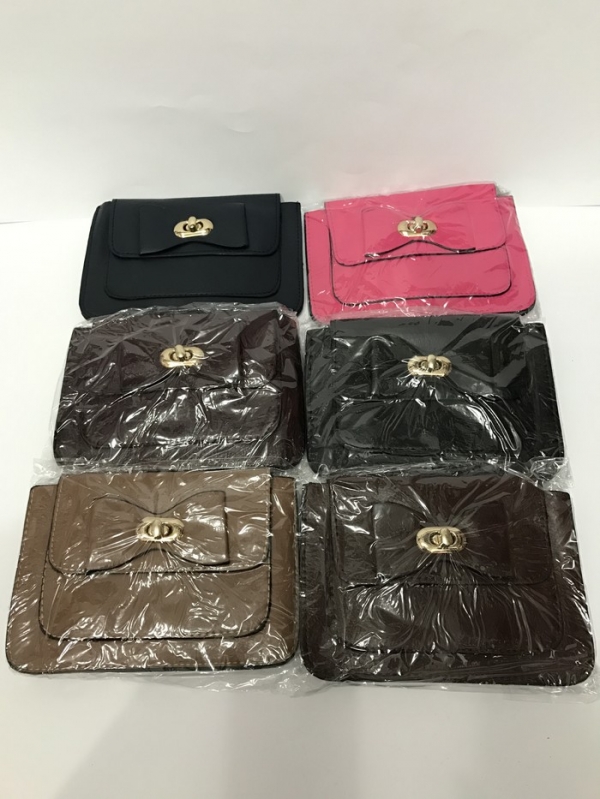 Сумочка женская 13,5х19x6см, кожзам, застежка, модель 703