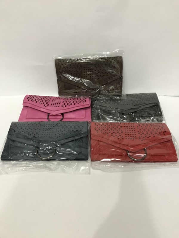 Сумочка женская 12х20x6см, кожзам, магнит, модель 704