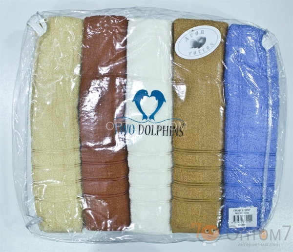 Полотенце банное махровое 70x140 Two Dolphins арт.2146