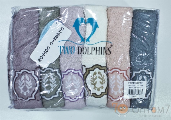 Полотенце для сауны махровое 90x150 Two Dolphins арт.2156