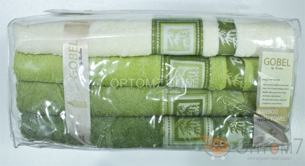 Банное бамбуковое полотенце 70x140 Gobel арт.2206