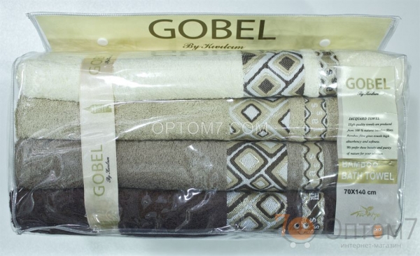 Банное бамбуковое полотенце 70x140 Gobel арт.2207
