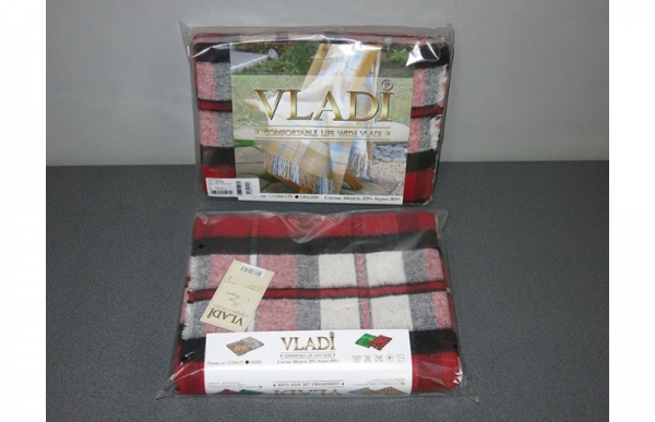 Плед полуторный легкий "Vladi-Лондон"
