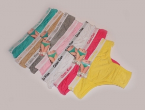 Трусы женские "Calvin Klein", р. М-L-XL, коттон.