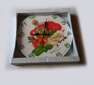 Часы-картина настенные "Your Time" для кухни (280х280 мм). арт.1193