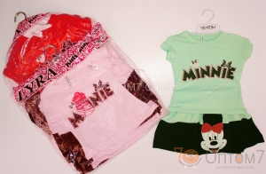 детский комплект для девочек на 1-4 года minnie арт.1320 купить Барабашово оптом