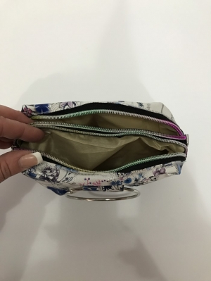 Косметичка женская 19х14x6см, кожзам, молния, модель 674