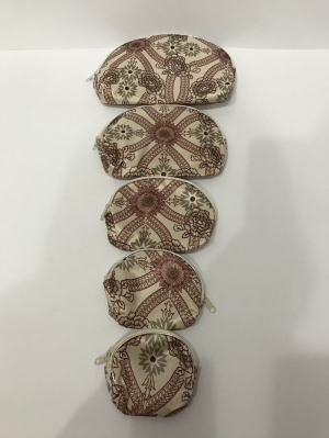 Косметичка  женская 5 в 1, 21х14x3см, текстиль, молния, модель 679