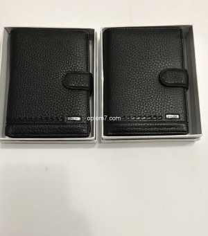 Мужской кожаный кошелек Balisa на кнопке, размер 14x10.5x2.5см, Арт. 287